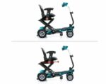 Scootmobiel Bobby Blue Deluxe 4W Luchtbanden - Afbeelding 5