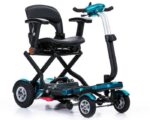 Scootmobiel Bobby Blue Deluxe 4W Luchtbanden